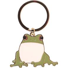 Lommebøker & Nøkkelholdere Something Different Lucky Frog Keyring - Green/White/Blue