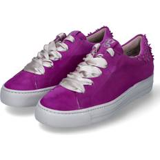 Violett Halbschuhe Paul Green Low Sneaker - Rauleder Violett