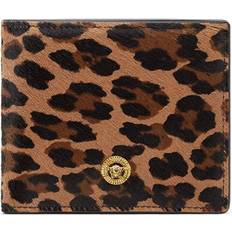 Versace Leopard Print Wallet - Brown