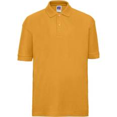 Yellow Polo Shirts Children's Clothing Russell Russell Childrens Polo Shirt - Gold/Yellow