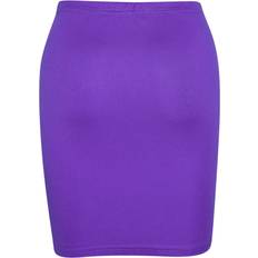 Purple Skirts Children's Clothing A2Z Kids Gilrs Plain Color School Skirt - Purple