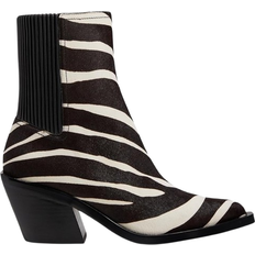 Coach Black Ankle Boots Coach Prestyn - Zebra