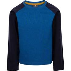 One Size Tops Trespass Colley Long-Sleeved T-Shirt - Blue