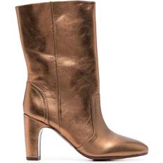 Gold Boots Chie Mihara Eyta 85mm Metallic-Effect Boots - Gold