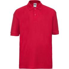 Solid Colours Polo Shirts Russell Pique Polo Shirt - Red