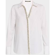 Kobi Halperin Embellished Button-Down Blouse - Ivory