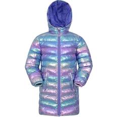 Florence Longline Padded Jacket - Silver