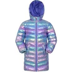 Purple Jackets Mountain warehouse Florence Longline Padded Jacket - Silver