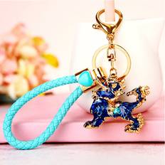 Dinamr Premium Metal Quality Keychain - Blue Kirin