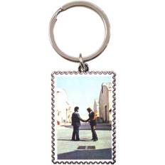 Pink Floyd Wish You Were Here Stamp Keyring -