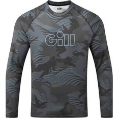 Grey Rash Guards & Base Layers Gill Men's Xpel Tec LS Top Gray Size Medium