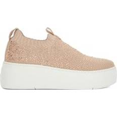 Dune London Women Trainers Dune London Embellished Flatform Trainers - Pink