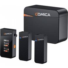 COMICA Vimo C3 Wireless Microphone Noise Canceling with Charging Case 2.4GHz Transmission Distance 200m Volume Adjustment Up to 20 Hours CameraSmartph