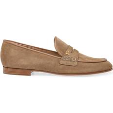 Gianvito Rossi Loafers Gianvito Rossi Logo Detailing Loafers - Calf Suede/Neutrals