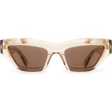 Bottega Veneta BV1219S 003 Solbriller Acetat Nøgen Brun