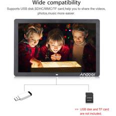 17 Inch LED Digital Photo Frame 1080P