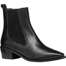Geox Boots Geox Leather Ankle Boots - Black