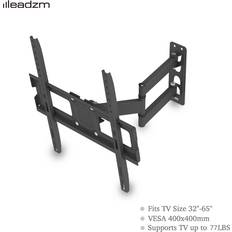 Swivel tv bracket 55 inch Leadzm TV Wall Bracket Mount Full Motion Swivel Tilt 32 40 42 46 50 55 60 in