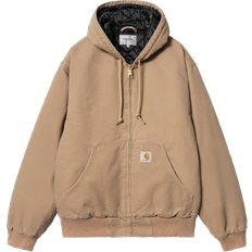 Beige - Mies Ulkoiluvaatteet Carhartt WIP OG Active Takki - Peanut Aged Canvas