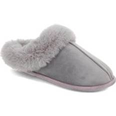 Pavers Shoes Pavers Memory Foam Mule Slippers - Grey