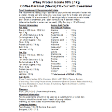 Peak Supps Coffee Caramel 500g Stevia