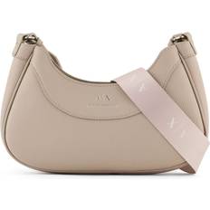 Armani Exchange Bags Armani Exchange logo-stamp shoulder bag women Polyurethane One Size Neutrals