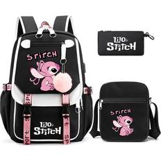 Willbond 3Pcs/Set Lilo Stitch Printed Backpack Bookbag Rucksack Bagpack Schoolbag new