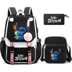Willbond 3Pcs/Set Lilo Stitch Printed Backpack Bookbag Rucksack Bagpack Schoolbag new