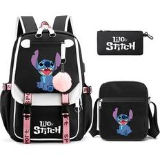 Willbond 3Pcs/Set Lilo Stitch Printed Backpack Bookbag Rucksack Bagpack Schoolbag new