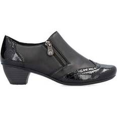 Rieker Pumps Rieker Treat Womens High Cut Court Shoes - Black