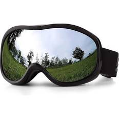 Gogerstar (B) Ski Goggles, Over Glasses Snow Snowboard Goggle with Anti fog Dual lens for Men Women Youth Kids Skiing Skating Snowmobile