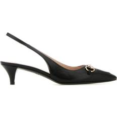 Gucci Women Heels & Pumps Gucci 45mm Leather Pumps - Black