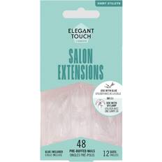 False Nails Elegant Touch Long Wearing False Nails - Clear
