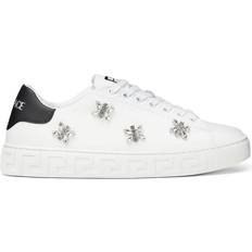 Versace Women Trainers Versace Crystal Greca Sneakers - White