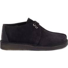 Clarks Desert Trek Suede Leather Shoes - Black