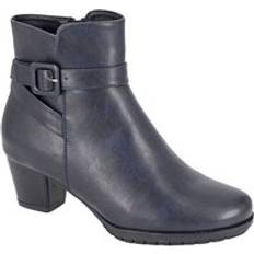 Blue Boots Cipriata Clodia Memory Foam Ankle Boots - Navy