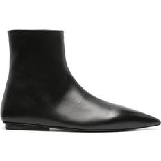 Marsell Flat Leather Boots - Black