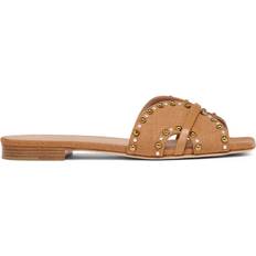 Fabric Slides Malone Souliers Keke Slides - Brown