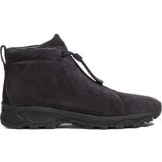 Zegna Boots Zegna Triple Stitch Vetta Suede Boots - Blue