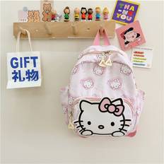 Nylon School Bags Veishet (Hello Kitty) Whimsical Kids Backpack With Cartoon Characters Lightweight Nylon For School