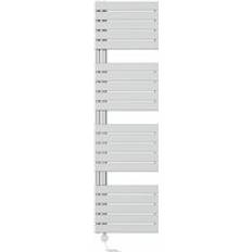 Heated Towel Rails NRG Prefilled Thermostatic Electric Heated Towel Rail 1800 x 500 mm Chrome