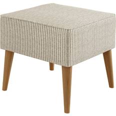 Fotpallar på rea Gabi 45 cm Beige Fotpall