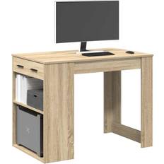 vidaXL Med Skuffe Og Hylde 102 x 62 x 77.5 cm Skrivebord