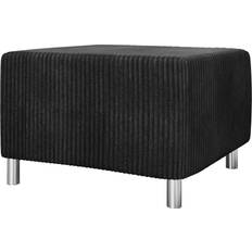 Fotpallar på rea Eifion 65 cm Svart Fotpall
