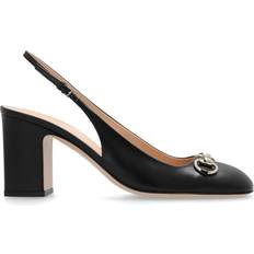 Gucci Heels & Pumps Gucci Horsebit Slingback Pumps - Black