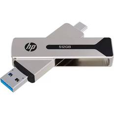 HP usb 3.2 flash drive 911 pro blazing speeds 512 gb with tracking