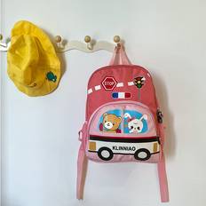 Multicoloured School Bags RYWOLT (Pink) Stylish Multicolor Childrens Backpack With Fun Cartoon Characters For School