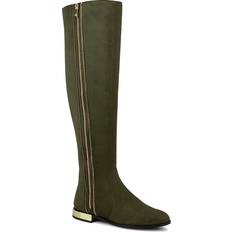 High Boots Ninety Union OverTheKnee Boot - Olive Green