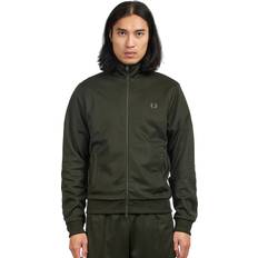 Fred Perry Tape Detail Track Jacket - Olive