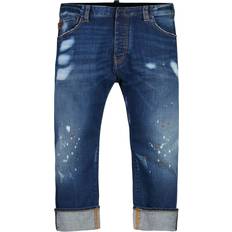 Boyfriend - Herr Jeans Emporio Armani Bomull Cropped Jeans Med Rak Passform